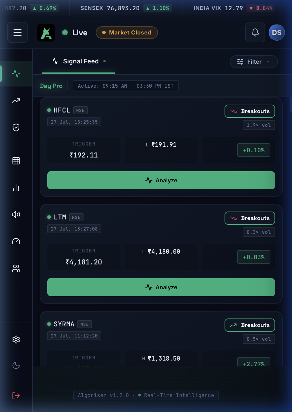 Mobile dashboard